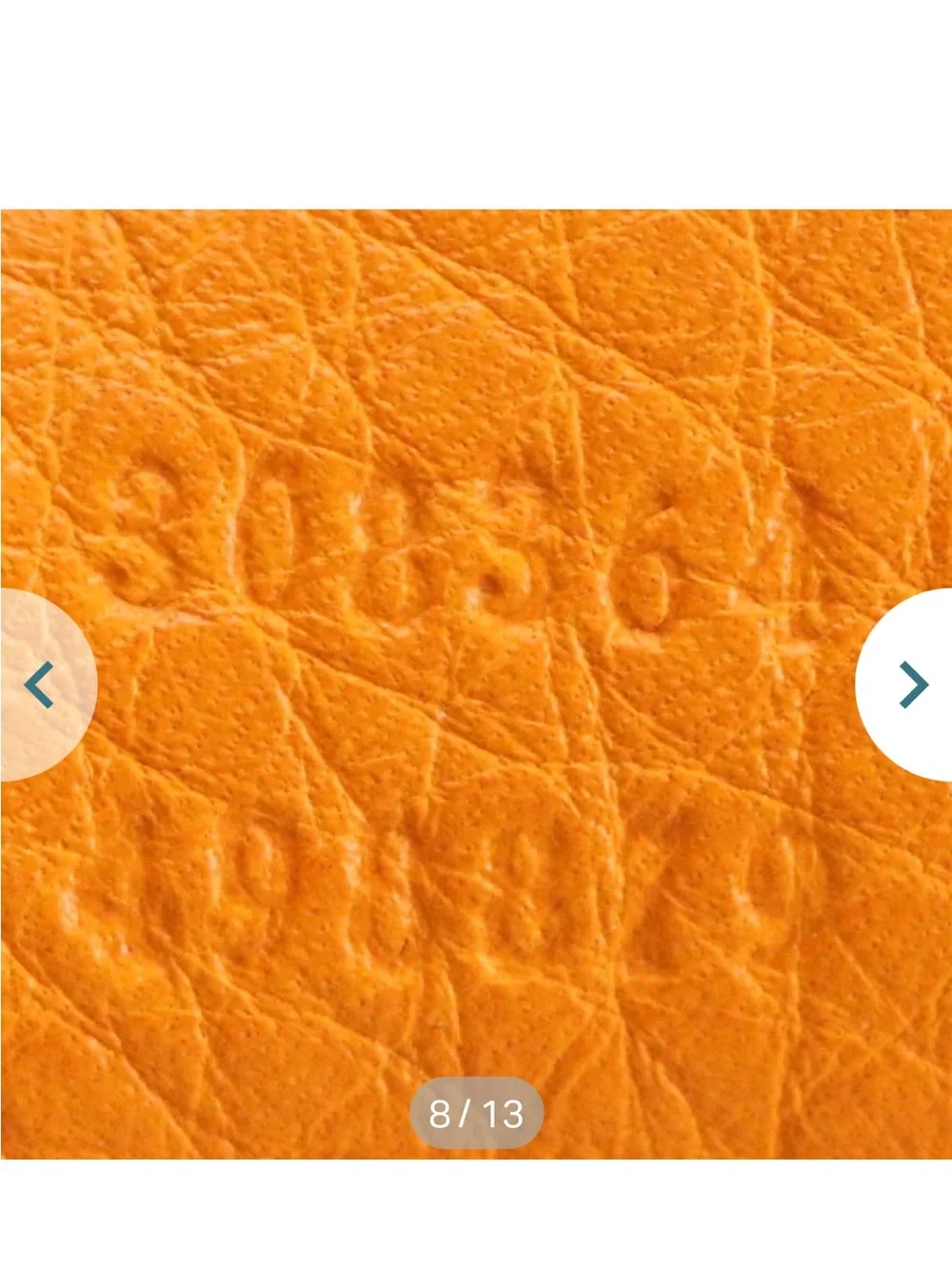 Gucci Orange disco Pebbled Leather Crossbody with Tassel